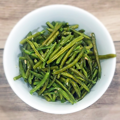 Green Goddess Roasted String Beans